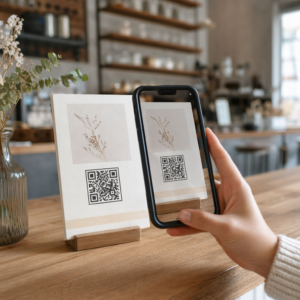 Scanning Instagram QR code