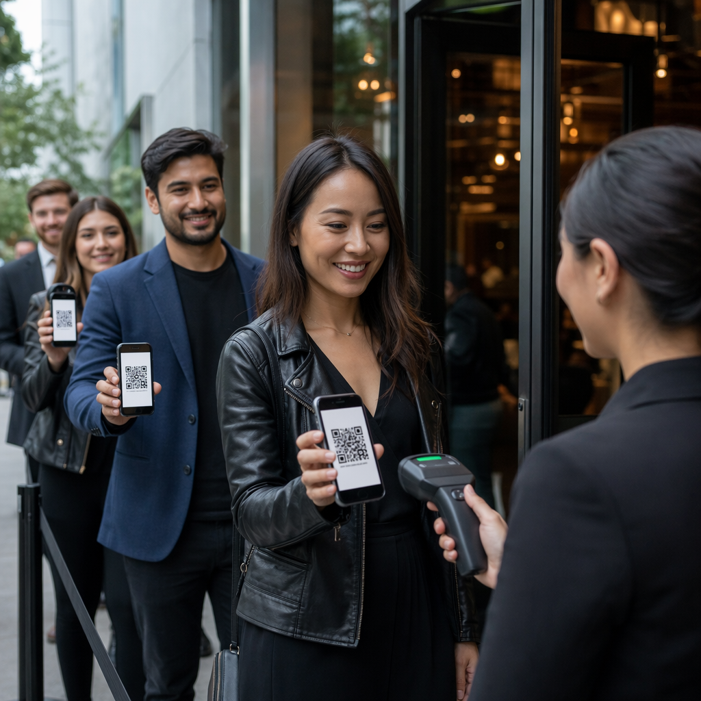 Vé QR vào sự kiện