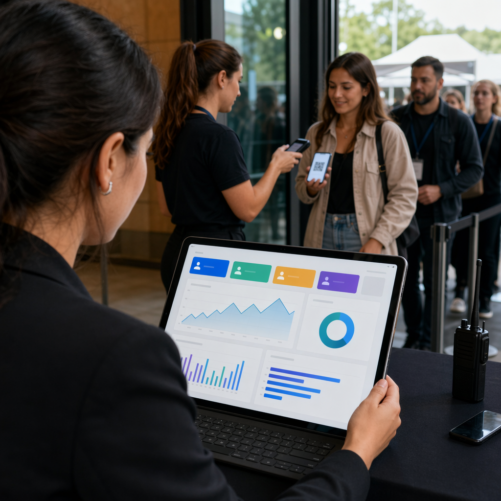 Dashboard zur Anwesenheitserfassung