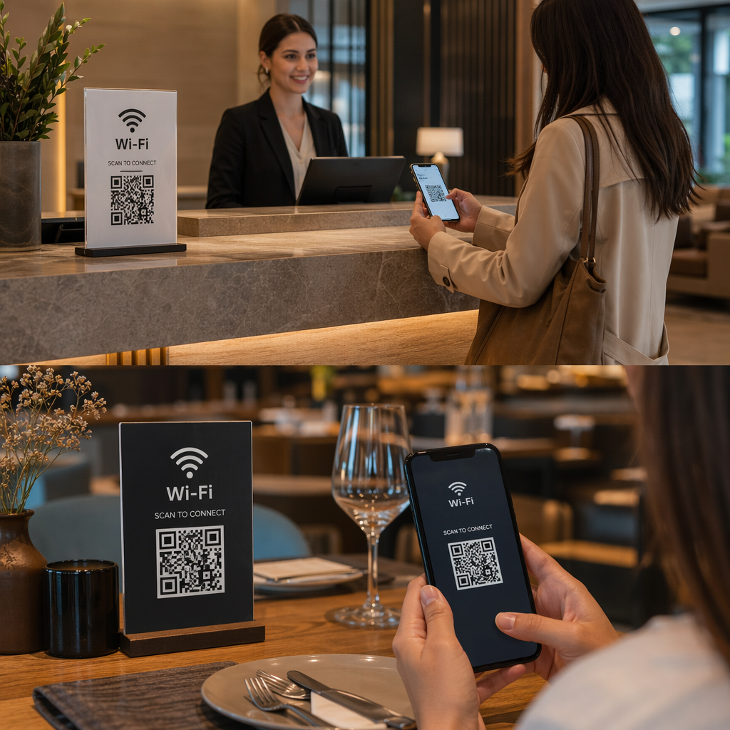 Area di visualizzazione del codice QR