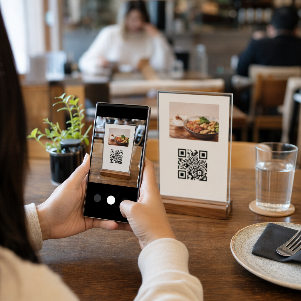 Samsung a digitalizar código QR