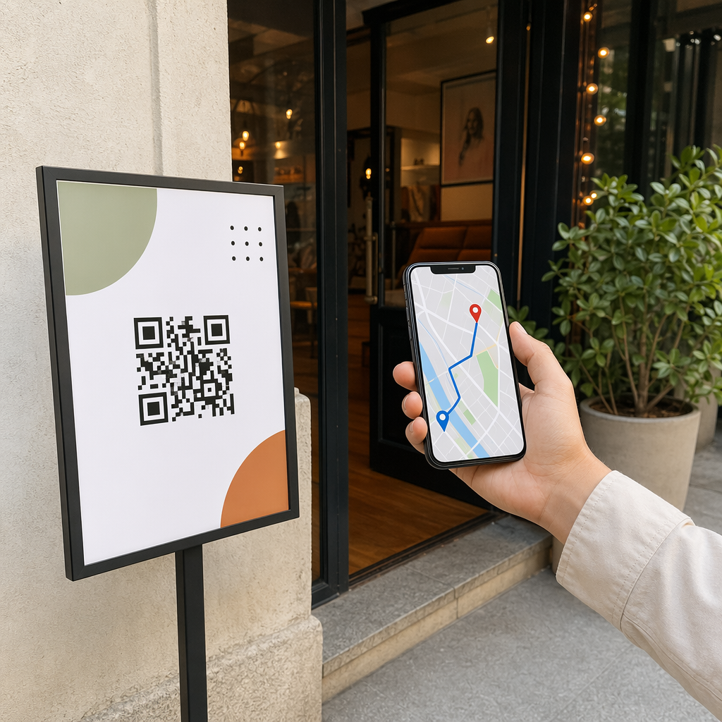 Skeniranje QR kode za navodila