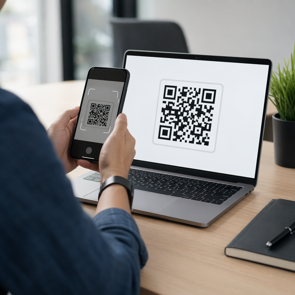 Pengimbasan Telefon Duo QR