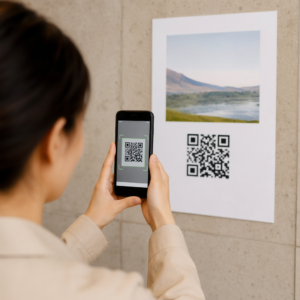 Scansione del codice QR con il telefono