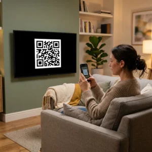 Scanning af QR fra video