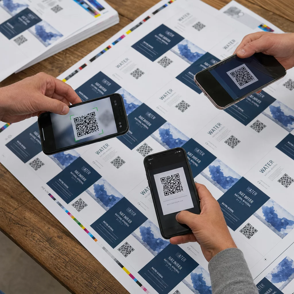 Testing av utskrevne QR