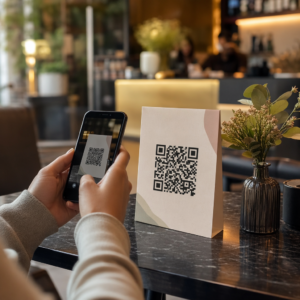 Digitalizando código QR do Spotify