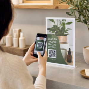 Marketing QR-code scannen