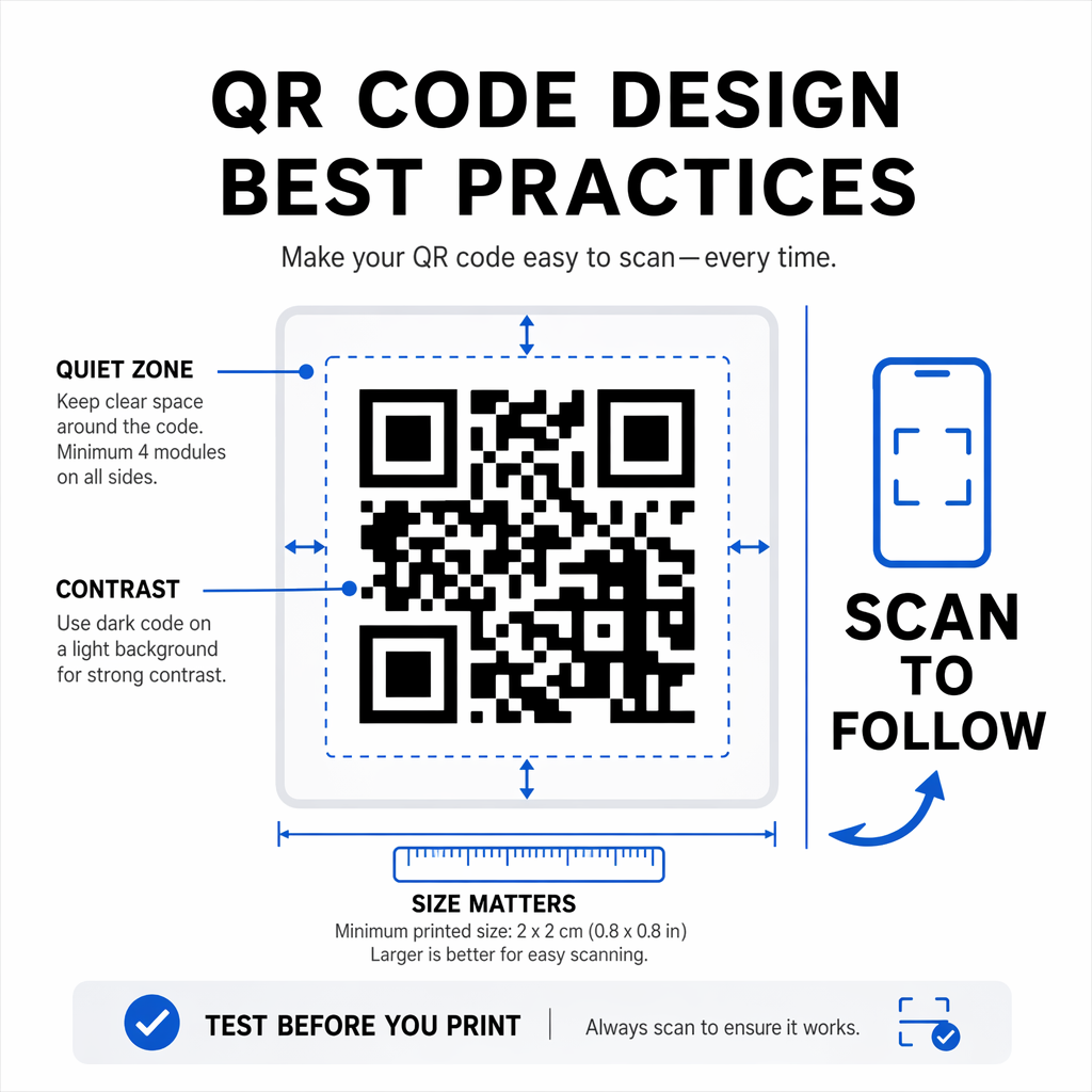 Mejores prácticas de diseño de QR