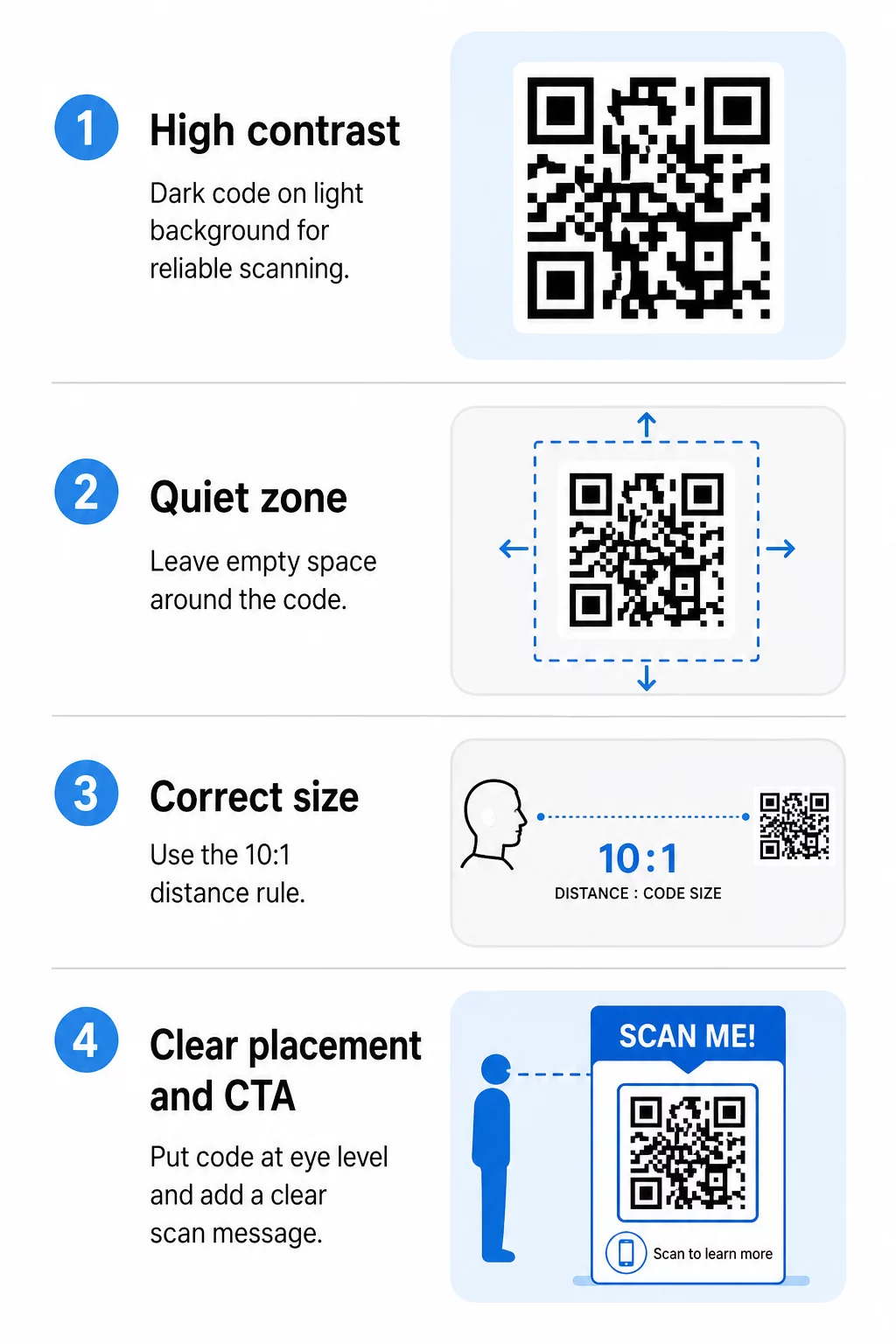 QR 코드 모범 사례