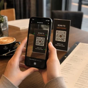 Сканирование QR-кода телефоном