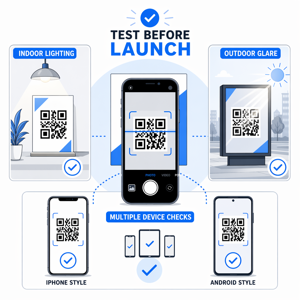 Testing QR code scans