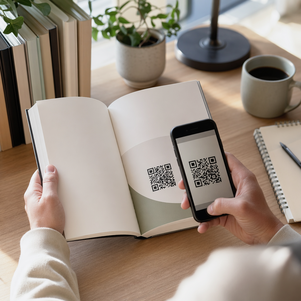 Quét mã QR sách