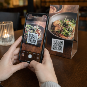 iPhone skannar QR