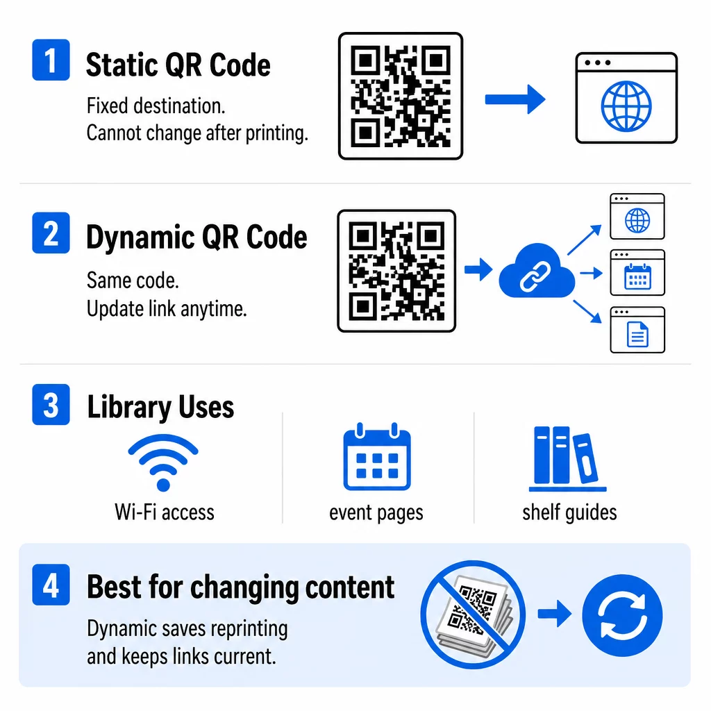 Statički naspram dinamičkog QR koda