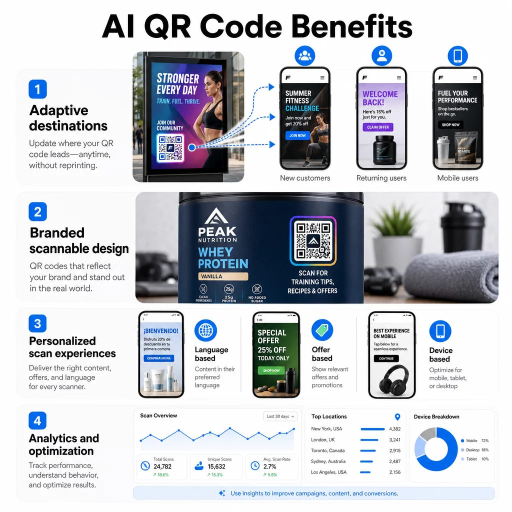AI QR code benefits