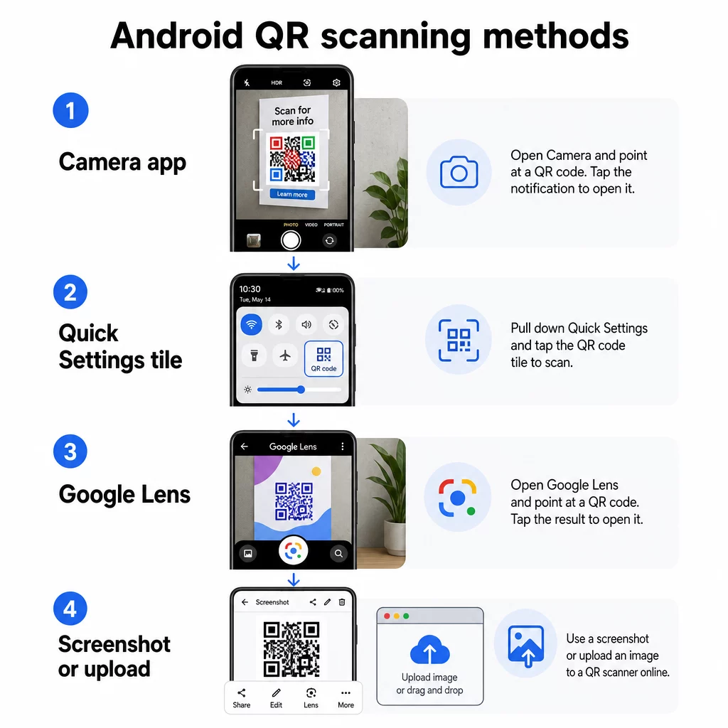 Android QR scanning methods