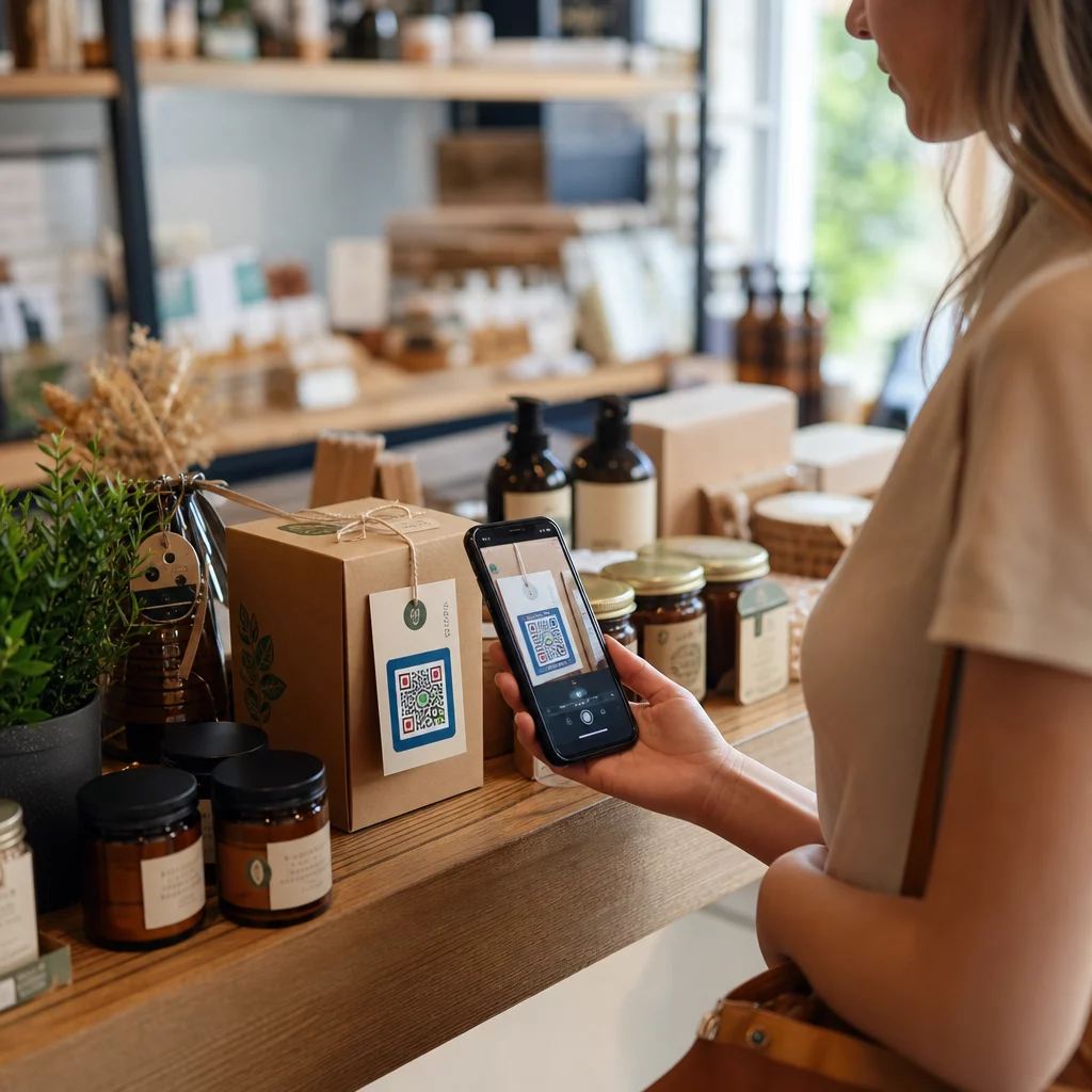 QR product packaging