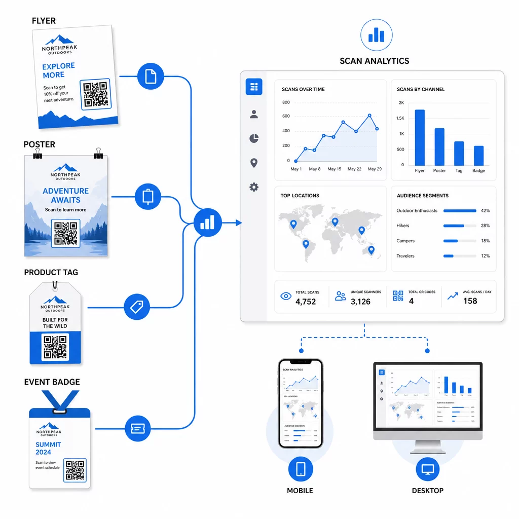 QR data dashboard