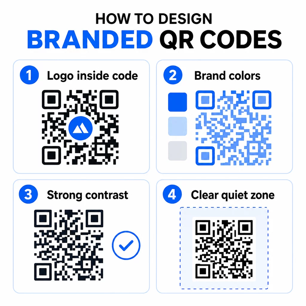 Branded QR code design