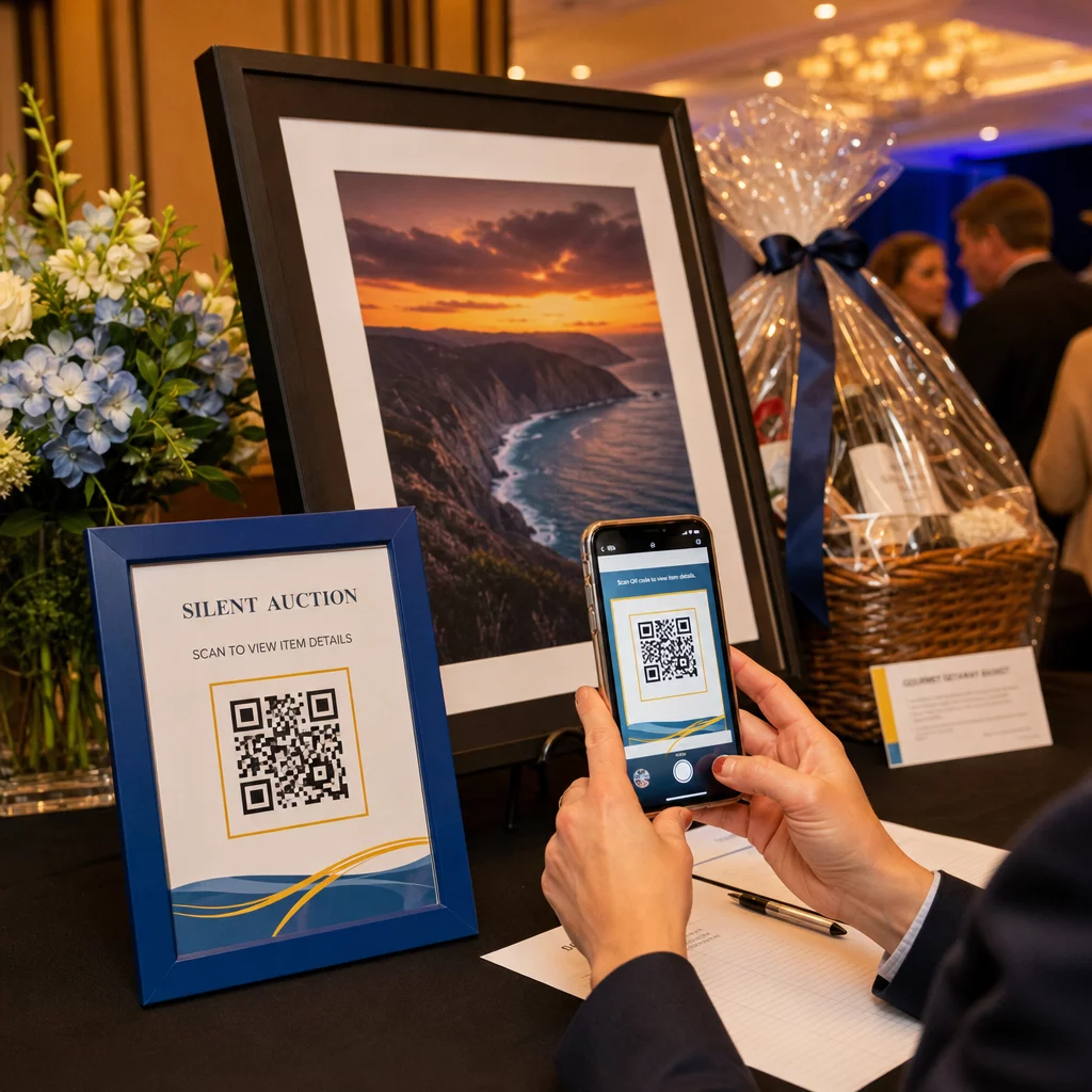 Silent auction QR