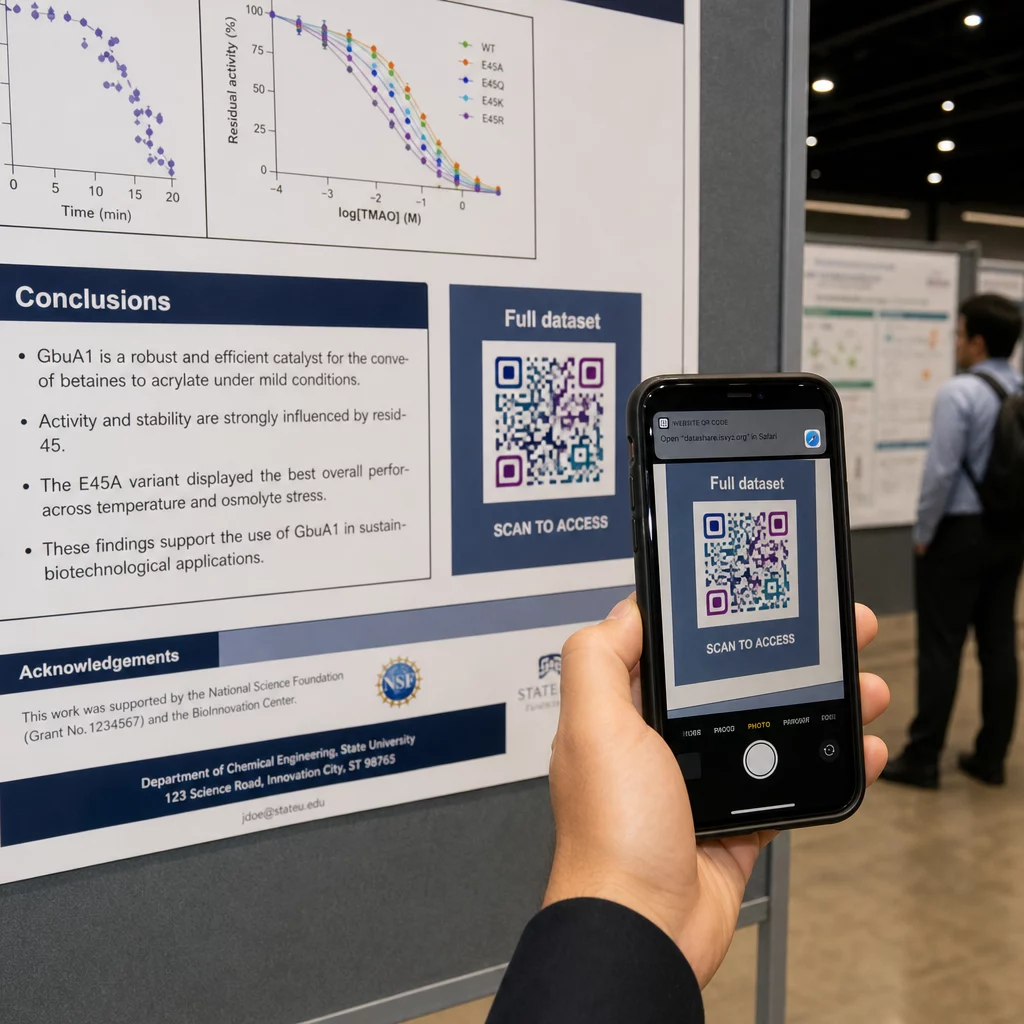 Scanning conference poster