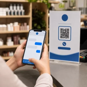 Kunden scanner QR-kode