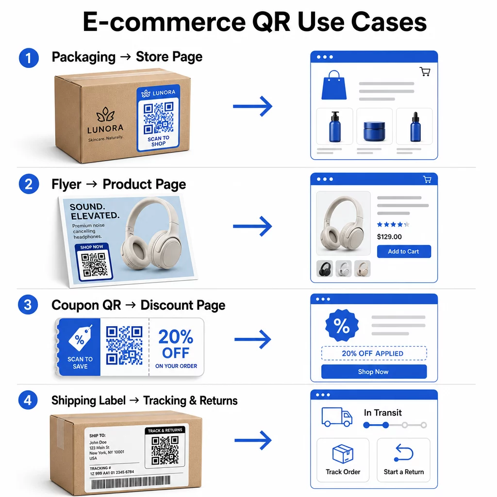 E-commerce QR use cases