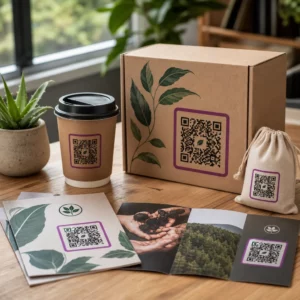 Sustainable QR printing