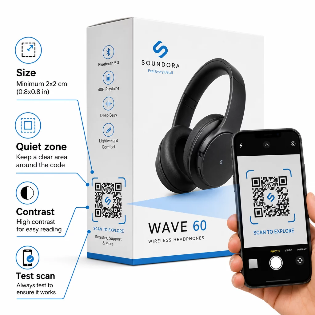 QR packaging guidelines