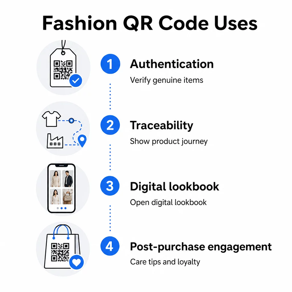 Fashion QR code uses