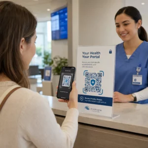 Secure healthcare QR scan