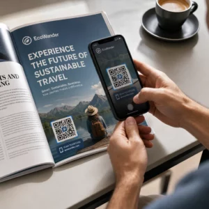 Scanning print QR code