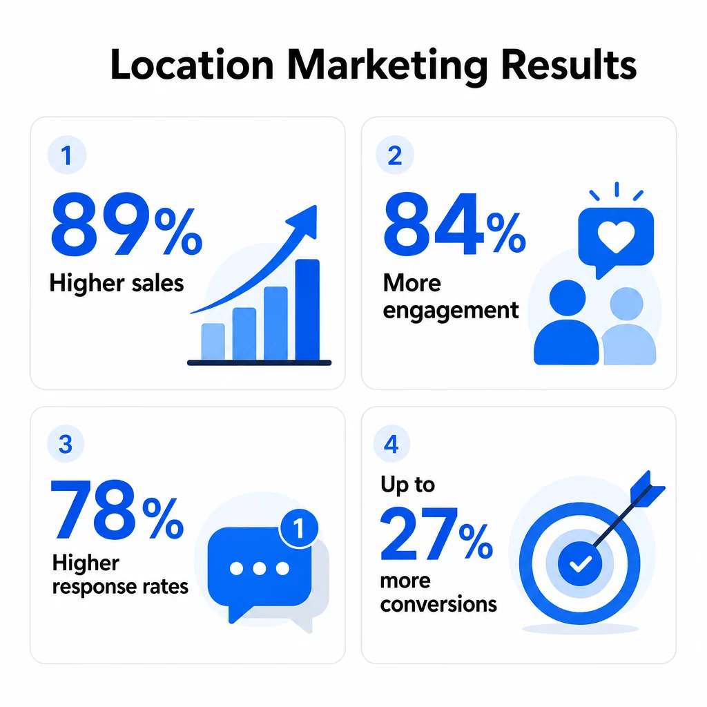 Location marketing results