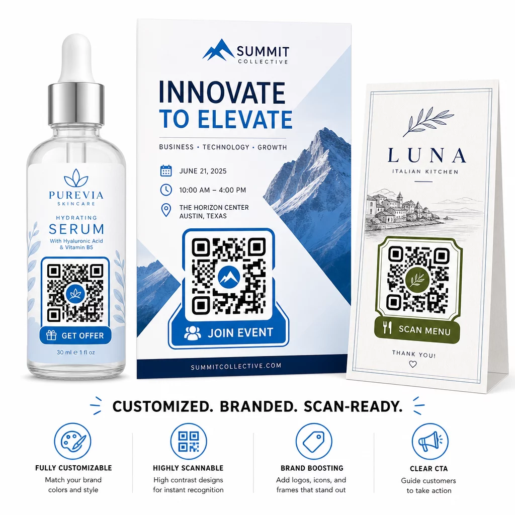 Branded QR codes