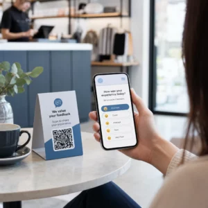 Customer scanning poll