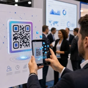 AR QR event scan