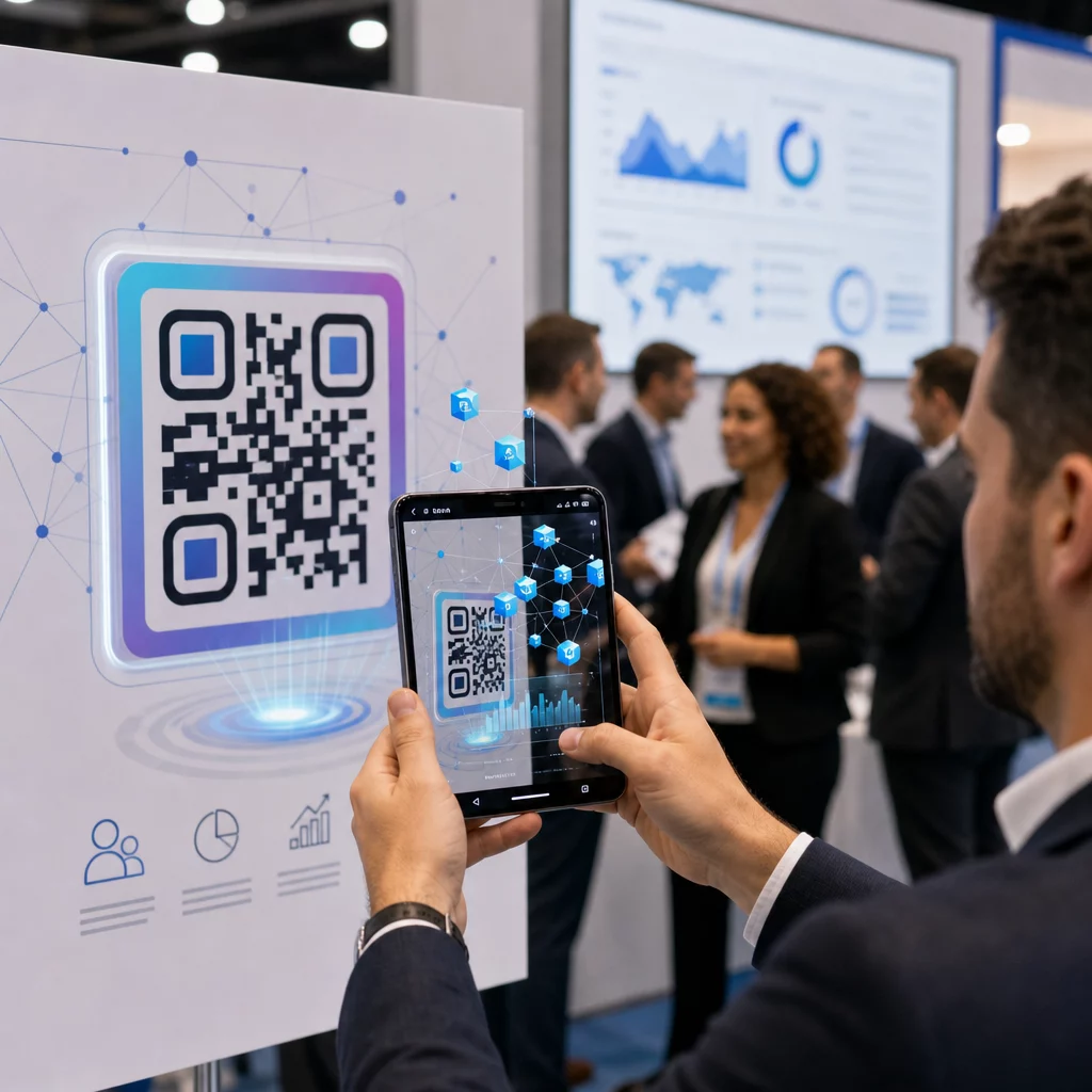AR QR event scan