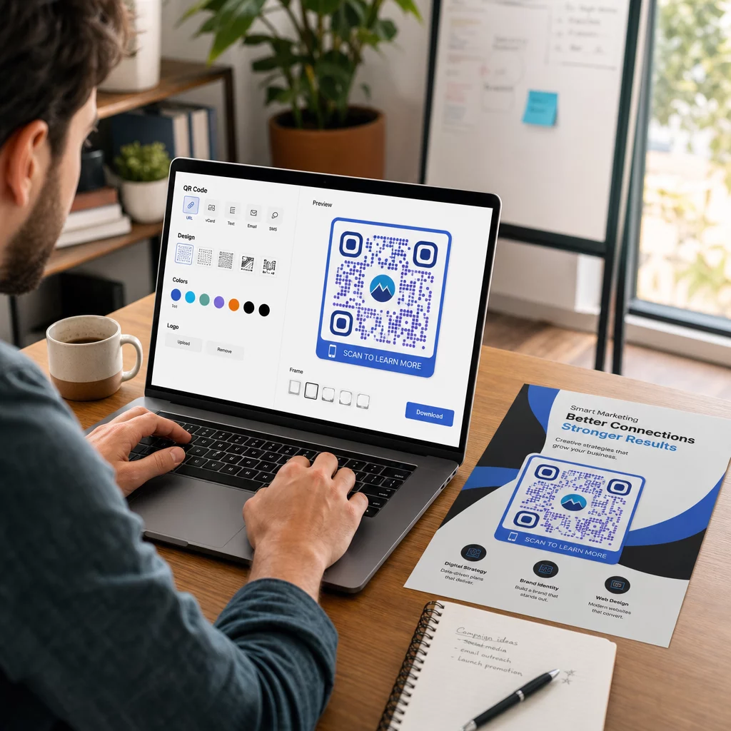 Creating branded QR codes