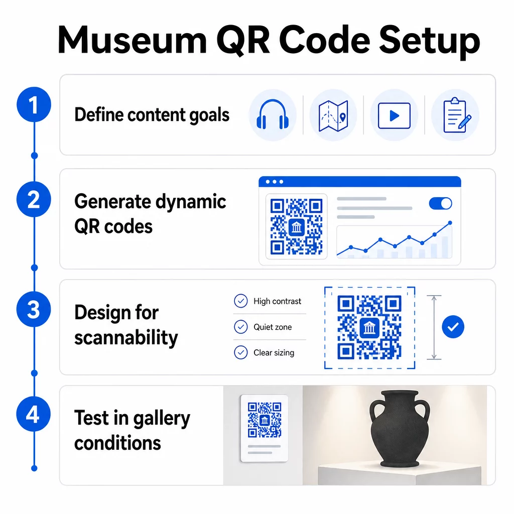 Museum QR setup
