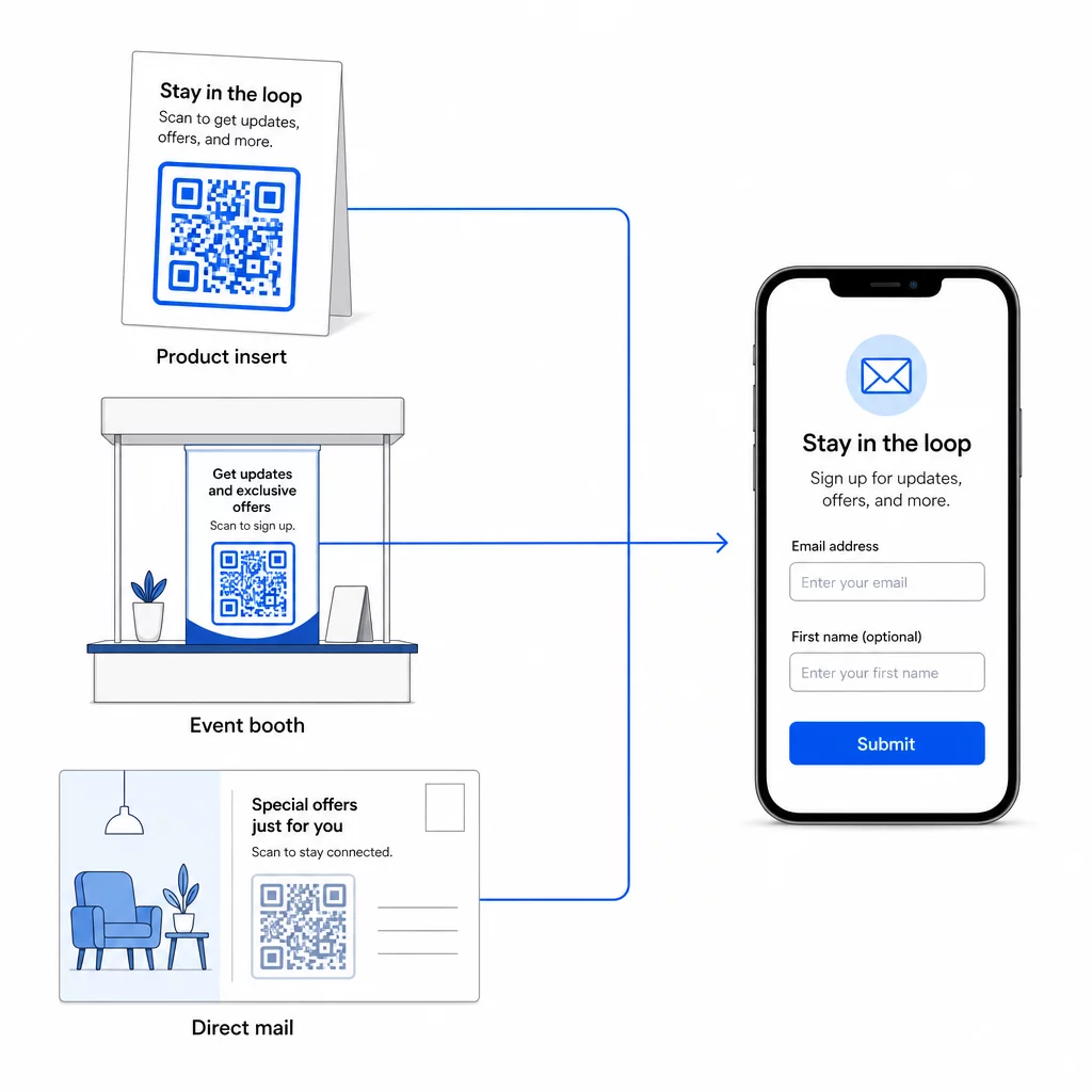 Offline channels connected