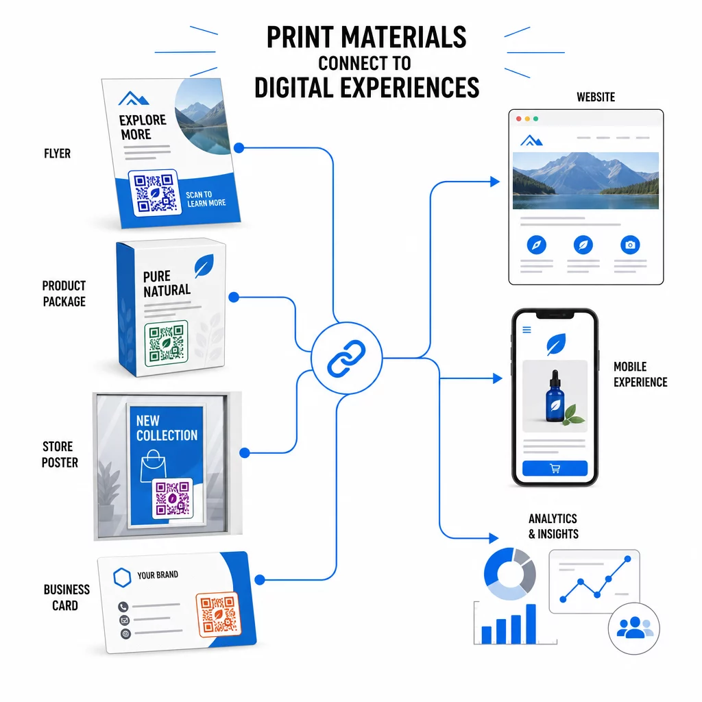 Print connects digital