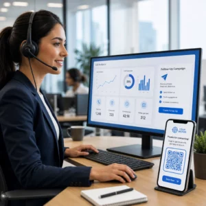 Telemarketing QR follow-up