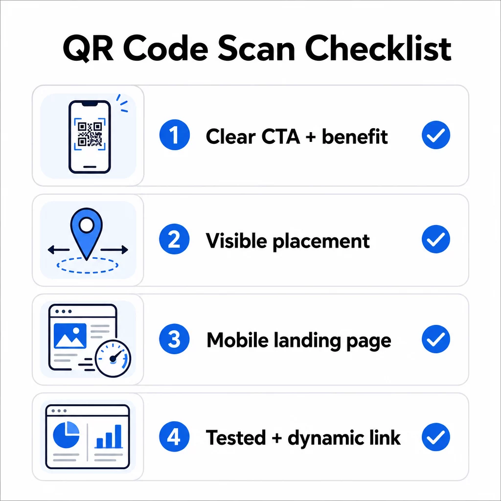 QR code checklist