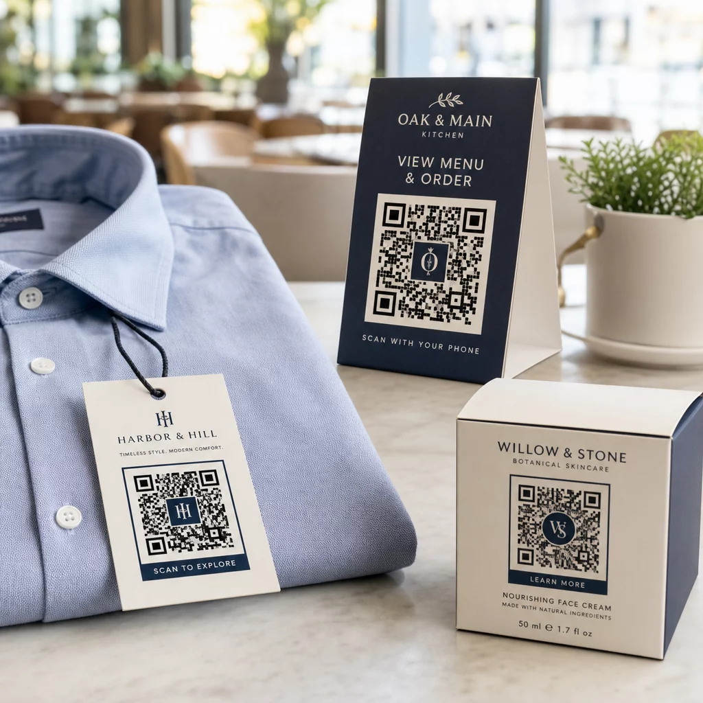 Branded QR examples