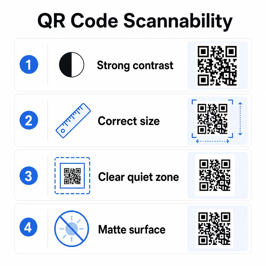 Conseils de conception de codes QR