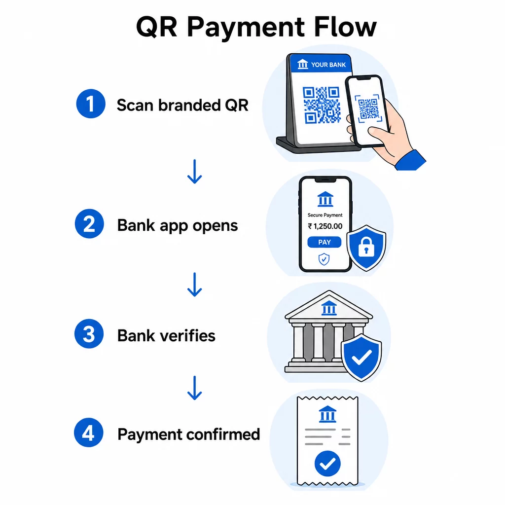 QR payment flow