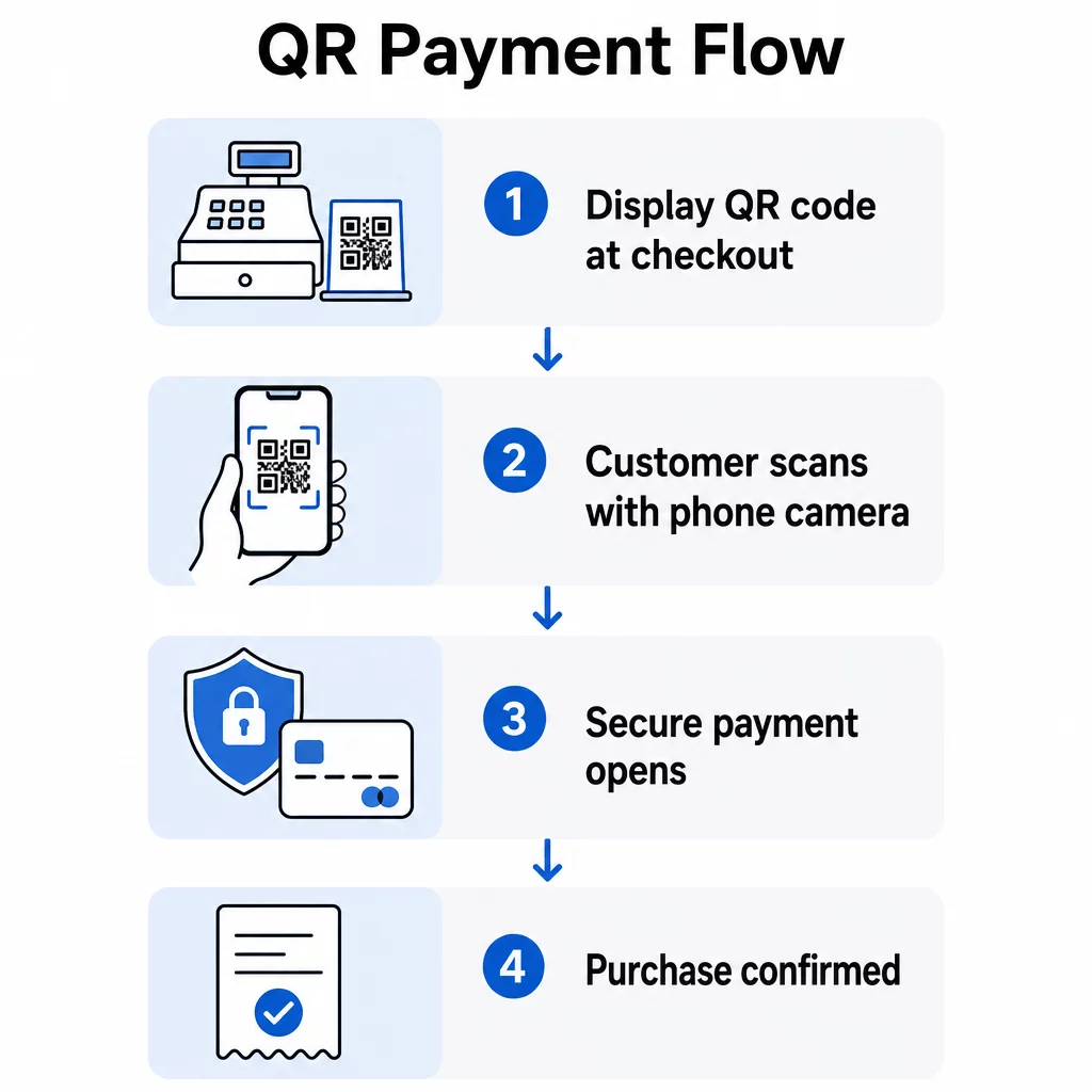 QR payment flow