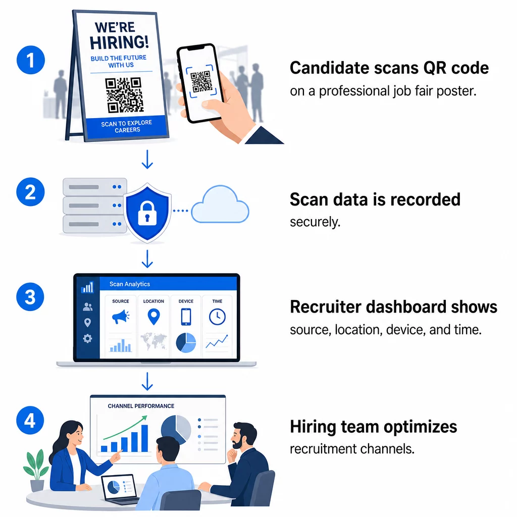 QR tracking workflow