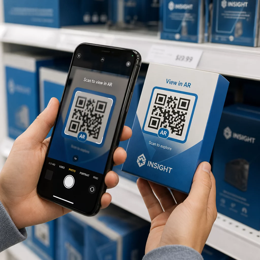 Testing AR QR code
